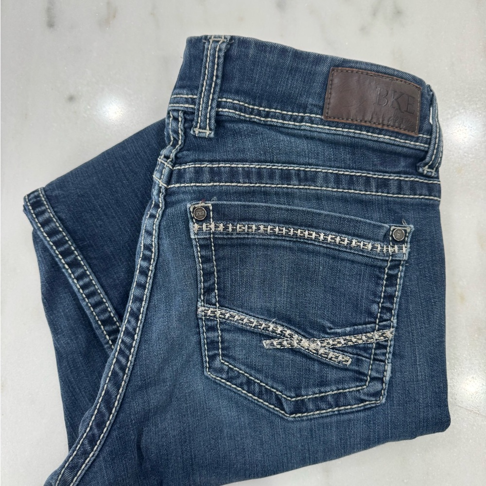 BKE Women's Dark Blue Skinny Jeans - Picture 1 of 6